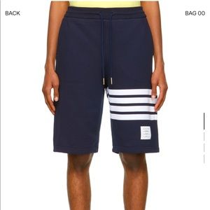 Thom Browne Engineered 4 Bar Jersey shorts